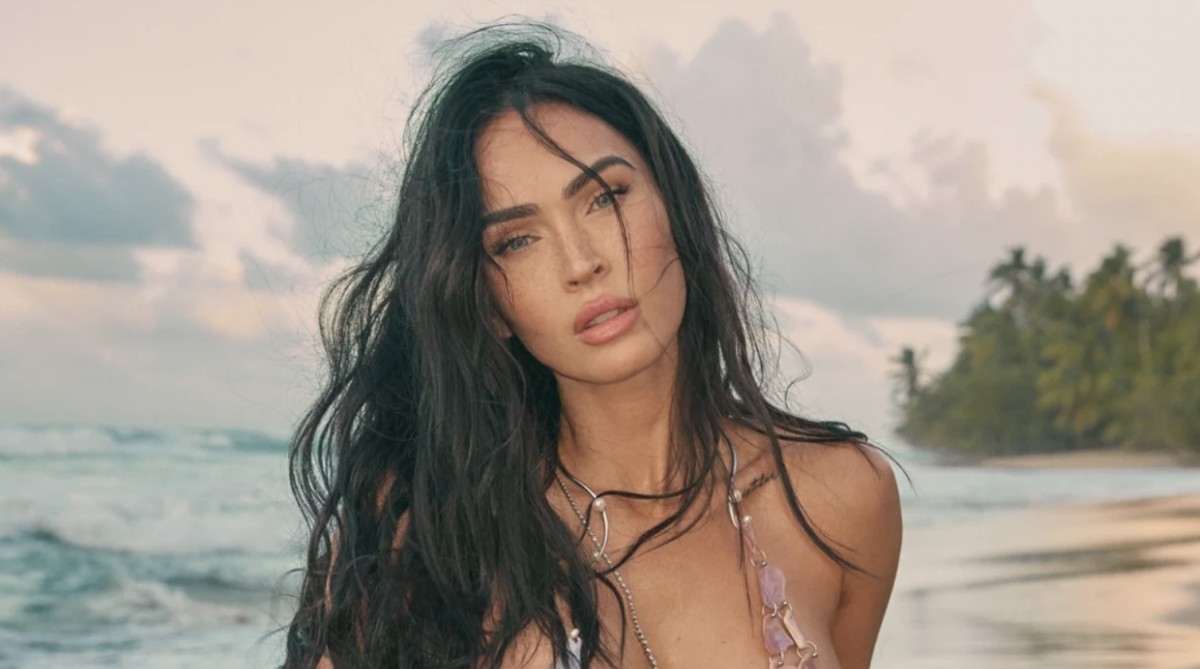 Megan Fox was photographed by Greg Swales in the Dominican Republic. 